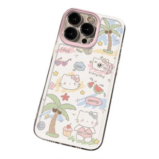 Hello Kitty卡通iPhone手机壳透明软壳可爱猫咪苹果保护套适用苹果17promax/16/15/14plus/13/12mini/xr11/xs