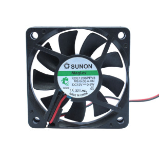原装建准 6010 6CM厘米磁悬浮超静音散热风扇KDE1206PFV3 12V0.6w