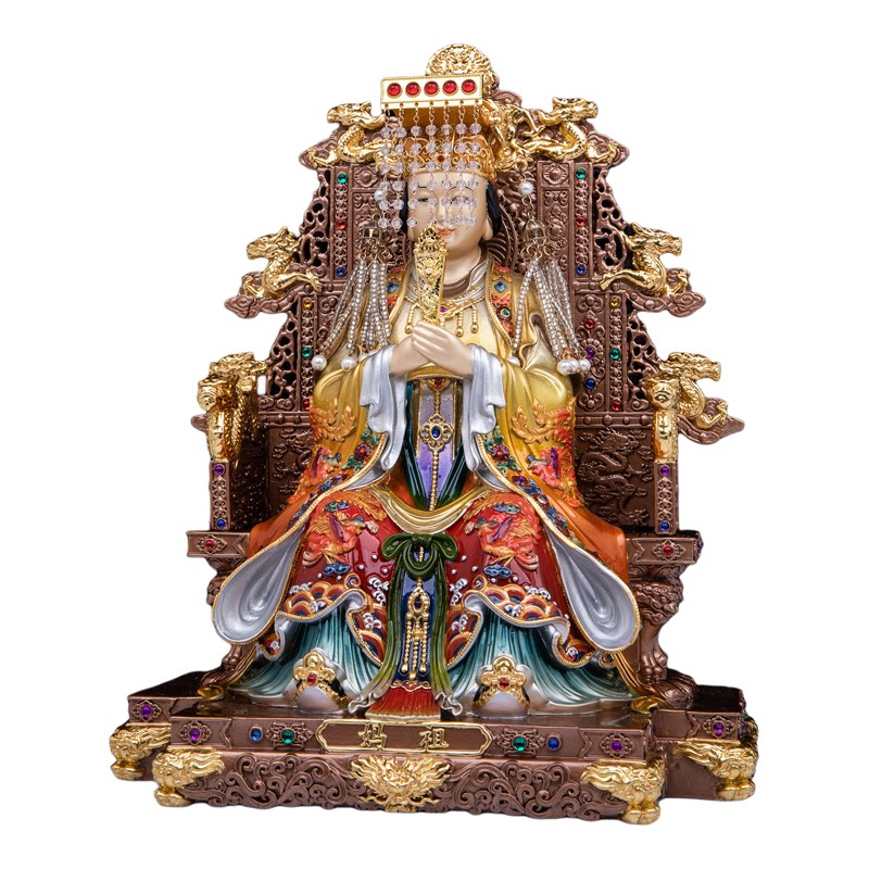 妈祖铜像妈祖神像铜彩天上圣母