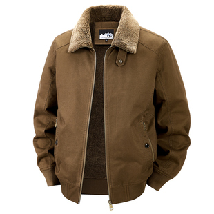 啄木鸟男士冬装外套晋江棉服男冬季加绒加厚棉袄男款棉衣纯棉夹克