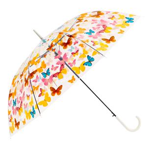 wiggle wiggle大号透明雨伞女晴雨两用高颜值太阳伞加固加厚