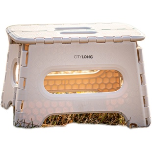 禧天龙塑料折叠凳户外便携成人马扎子外出结实火车车载钓鱼板凳