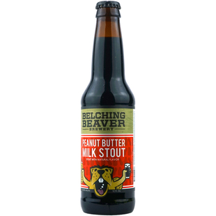 美国进口打嗝海狸花生酱牛奶世涛精酿啤酒迷索 曼戈 奈绰1瓶装