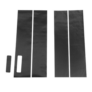 适用于福特猛禽f150改装车窗中柱贴膜立柱保护贴纸碳纤维装饰配件
