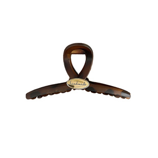 玳瑁色发夹女2025新款后脑勺抓夹秋冬发卡夹子高级感鲨鱼夹头饰品