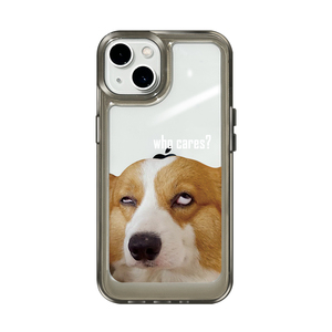 适用于苹果15promax柯基手机壳iPhone16透明14pro搞笑创意13promax高级感12pro防摔15plus小众个性11软硬壳男