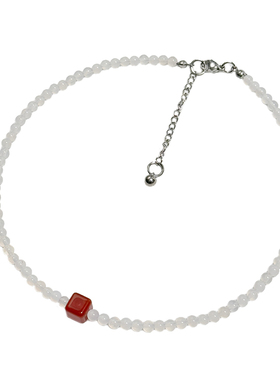 AliyaStore原创山楂糕玛瑙项链