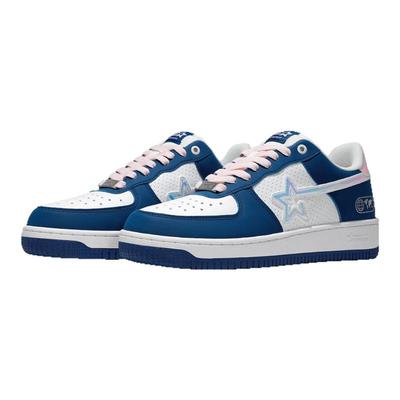 RIPSTAR蓝色板鞋男女款秋冬季