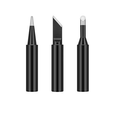 936a无铅电烙铁头黑金刚焊接刀头尖头马蹄焊台替换洛铁头铬铁焊咀