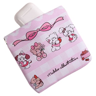 弹片化妆包可爱卡通自动闭合收纳包高颜值收纳袋便携小巧口红包