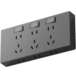 86型扩展式插座拓展多功能转换器墙壁原位替换暗装多孔位轨道排插