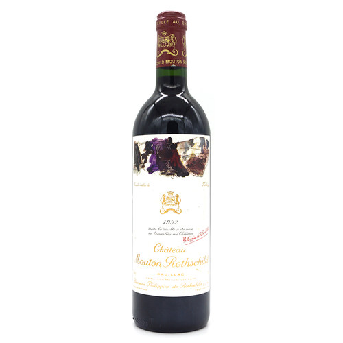 1992木桐庄园正牌红酒法国原装进口一级庄红葡萄酒ChateauMouton