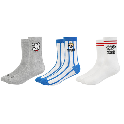 GUUKA潮牌3双装中筒袜