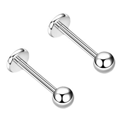 医用F316钛合金洗睡免摘耳钉