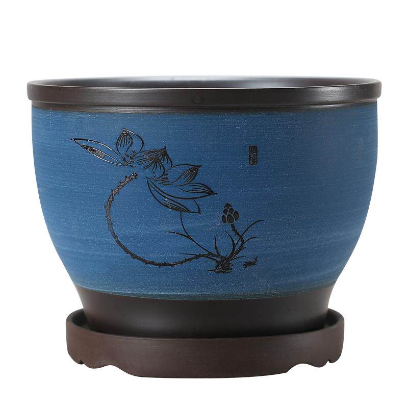 陶瓷兰花中国风清仓包邮紫砂花盆