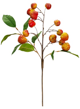 中式仿真荔枝串假水果花艺插花