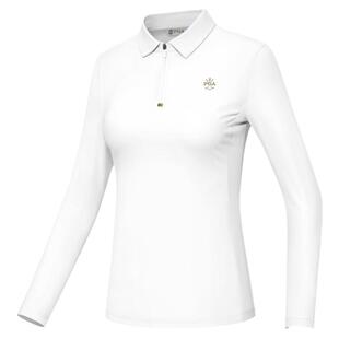 美国PGA 2026秋冬高尔夫女装套装长袖T恤高尔夫上衣高弹面料
