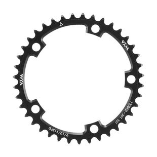 山地车单速牙盘BCD104自行车正负齿盘片链轮改装32T34T36T38T圆盘