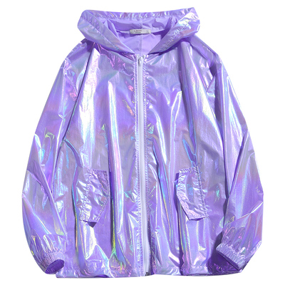 乱步夏季韩版防晒风衣情侣装