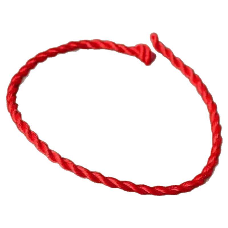 5-10根包邮转运细红绳手链本命年平安手搓编织手链男女情侣款脚链
