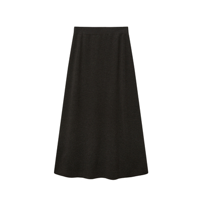 极细美利奴羊毛针织半身裙