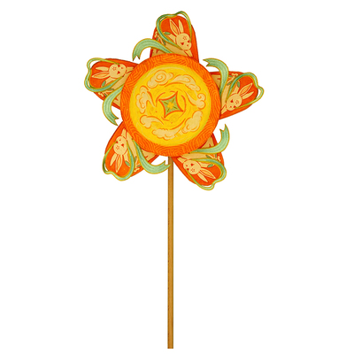 篾匠姑娘转花灯材料包新手友好