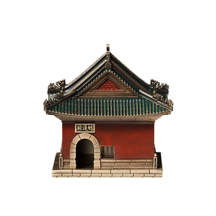 铜师傅 见微系列《武当联名升运殿》创意铜建筑模型工艺品摆件