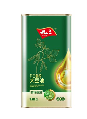 九三非转基因鲜榨大豆油5L