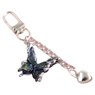 简约甜酷辣妹蝴蝶配件挂件变色小众设计书包风个性配饰钥匙扣汽车