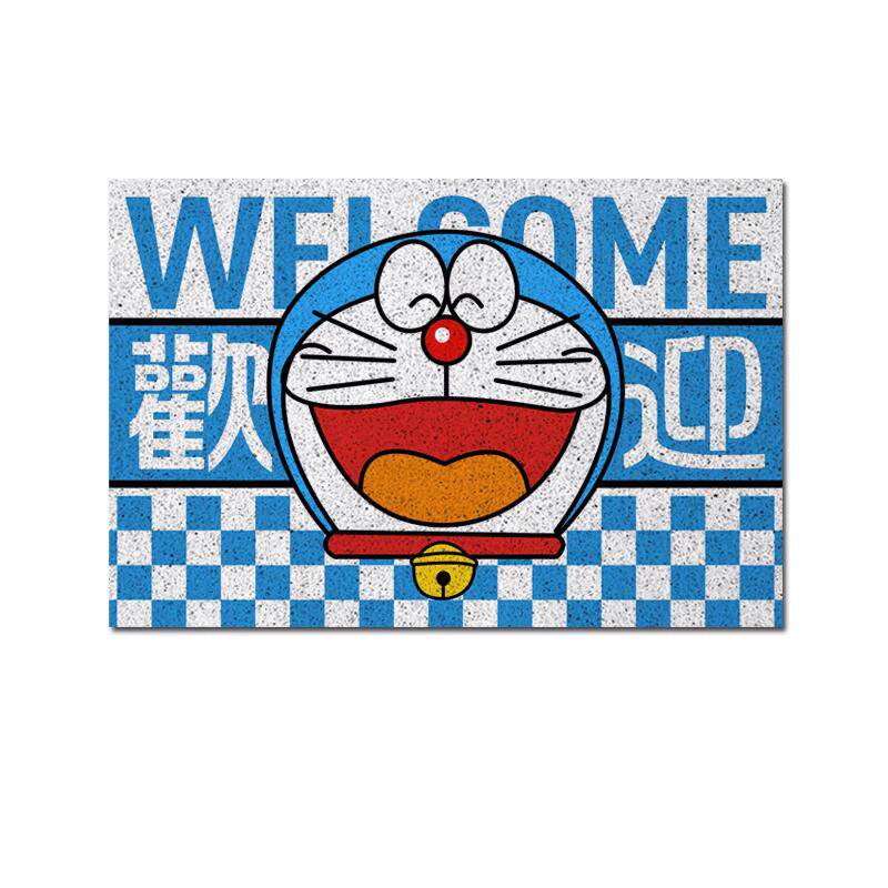 哆啦A梦叮当猫欢迎光临丝圈地垫