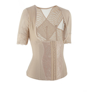 佳莱频谱驼色中袖美腰仪 官方查询塑形束腰瘦手臂  好身材管理器