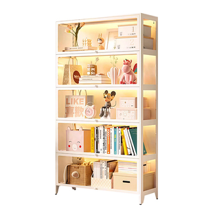 安居客手办展示柜加高透明玻璃柜子家用摆件陈列柜简约多层收纳柜