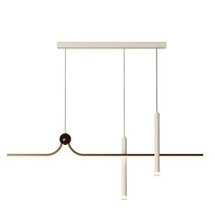 创意餐厅灯简约现代长条led客厅吊灯卧室吧台餐桌灯2026新款灯具