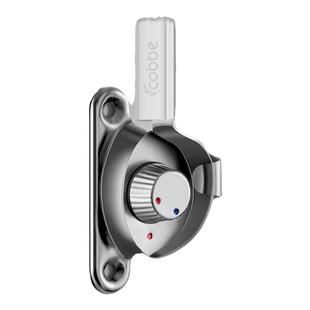 卡贝窗户锁扣铝合金门窗不锈钢老式月牙锁推拉平移门塑钢窗锁配件