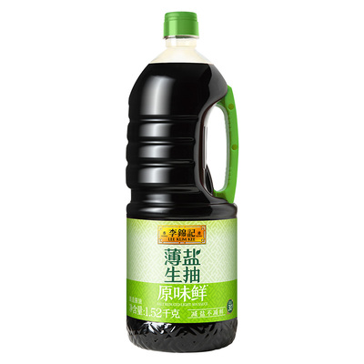 李锦记薄盐生抽1.52kg避风塘炒蟹