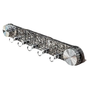 浴室吸盘联排挂钩强力承重卫生间挂钩免打孔旋转毛巾收纳置物架