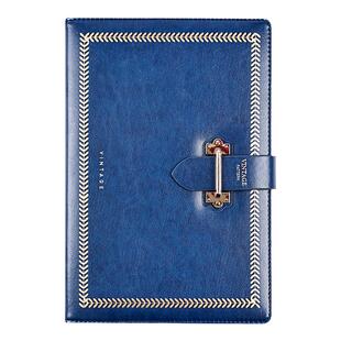 文艺复古笔记本子2026年新款商务办公工作厚本大学生高颜值手账本套装创意日记本精致高级记事本定制可印logo