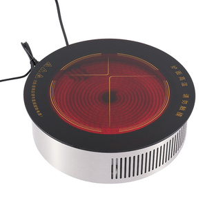 商用火锅电陶炉圆形嵌入式线控恒温大功率电陶炉不挑锅光波电磁炉