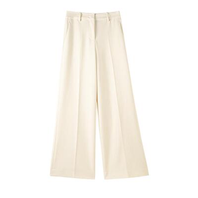 CHESONSE休闲百搭直筒阔腿西装裤