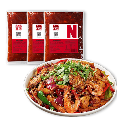 圣恩香辣锅底商用牛蛙秘制调料