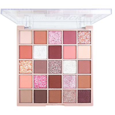 25色眼影盘大地色哑光细闪防水防汗不掉色闪粉色平价学生党COS妆