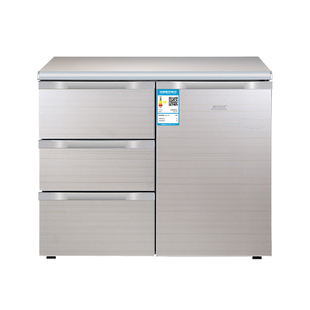 航天民生BCD-210CV卧式家用抽屉橱柜式小户型嵌入式矮电冰箱