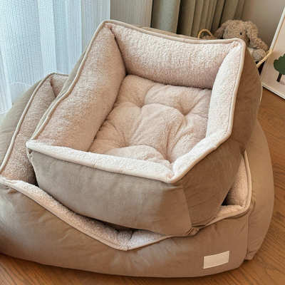 宠物狗窝狗垫猫窝猫垫沙发小型中大型犬可拆洗宠物床毛绒加厚加绒