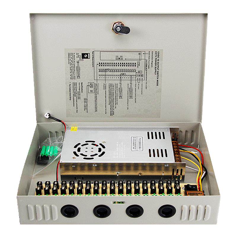 开关电源箱220V转12V24V4路9路18路集中供电变压器摄像头弱电箱