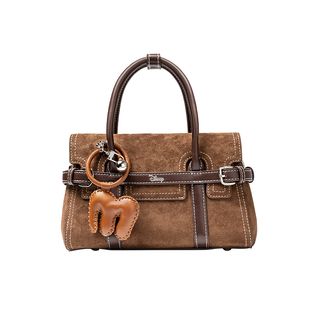 Disney/迪士尼2025新款复古英伦风手拎包秋冬百搭女士单肩斜挎包