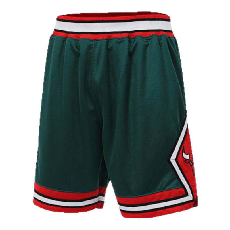 MN公牛队08-09赛季球裤美式复古撞色礼盒球员版正品运动短裤男NBA