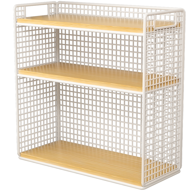 书架桌面置物架飘窗收纳柜落地储物柜阳台一体小书柜简易空间利用