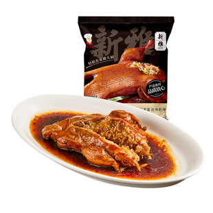 新雅冷冻八宝鸭900g上海特产熟食酱烤鸭糯米葫芦鸭卤味板鸭半成品