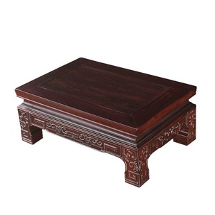 黑檀木长方小茶几飘窗茶台炕几 中式红木炕桌榻榻米桌子地桌矮桌