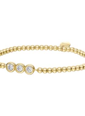 HEFANG何方珠宝小甜豆手链奥莱限定轻奢优雅百搭趣味生日礼物女